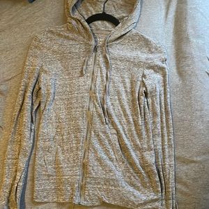 Thin gray hoodie